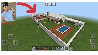 FIZ A CASA DO RENATO GARCIA MINECRAFT !!!