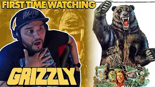 *JAWS ON LAND!* Grizzly (1976) FIRST TIME WATCHING MOVIE REACTION - Horror BEAR Attack Film