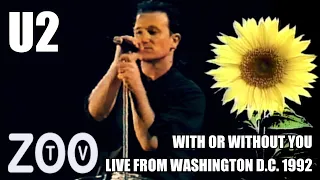 U2 WITH OR WITHOUT YOU live from the ZOO TV Tour Washington DC pro shot new enhanced video & audio