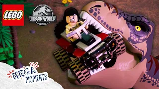 Dinosaurs gone AAHHHHH! | LEGO Jurassic World: Legend of Isla Nublar | Mega Moments