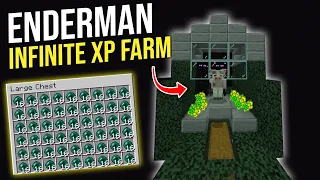 EASY 1.20+ Enderman Farm Minecraft *Bedrock*