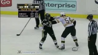 Adam McQuaid vs Arron Asham Nov 10, 2010