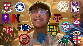 COLLEGE DECISION REACTIONS 2024! *somewhat realistic* (ivies, t20s, and more)