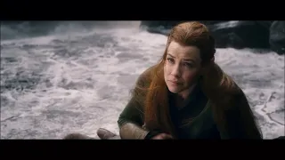 Tauriel and Thranduil "Because it was real" Full scene - The Hobbit