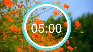 5 MINUTE TIMER FLOWERS SUMMER Themed