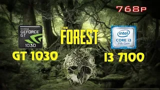The Forest (2014) || GT 1030 & i3 7100 Best Settings || 768p