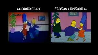 The Simpsons: Unaired Pilot Comparison