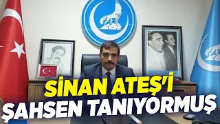 Sinan Ateş'i Şahsen Tanıyormuş I KRT Haber