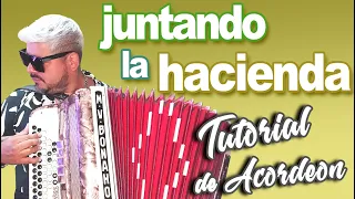 TUTORIAL: JUNTANDO LA HACIENDA - Chamame de Monchito Merlo (Acordeon en Re y Sol)