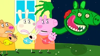 Peppa Pig Zombie Apocalypse - A Scary Day At  House | Peppa Pig Funny Animation
