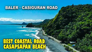 Solo Ride Baler to Casiguran Aurora Road | Casapsapan Beach | Best Coastal Twisities