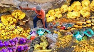 Good luck! Search for gold in the mountains - Discovered many gold mines.