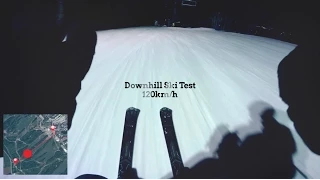 Downhill Ski Speed Test - 120km/h