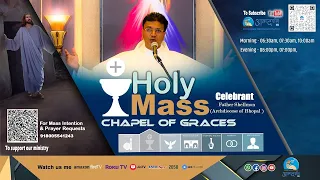 22nd  April Holy Mass || By Father Shelmon Antony || Chapel of Graces ||Atmadarshan Studios||