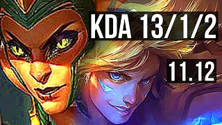 CASSIOPEIA vs EZREAL (MID) | 13/1/2, 8 solo kills, Legendary, 1.0M mastery | EUW Master | v11.12