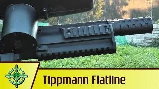 Обзор ствола Tippmann Flatline. Tippmann Flatline barrel test.