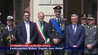 Etg - Le priorità per la polizia locale, il sottosegretario Molteni: "Organici, taser, riforma"