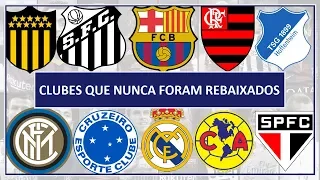 Clubes que Nunca Foram Rebaixados no Futebol