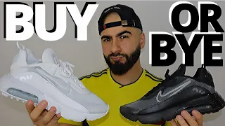 YIN & YANG. Nike AIR MAX 2090 WHITE PLATINUM / BLACK WOLF GREY On Foot Review