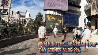 WALKING THE LAS VEGAS STRIP THE LINQ PROMENADE DAY SCENES VLOG 926