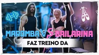 Maromba faz o treino de uma Bailarina (Será que ele conseguiu?)