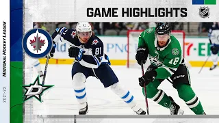 Jets @ Stars 2/23 l NHL Highlights 2022