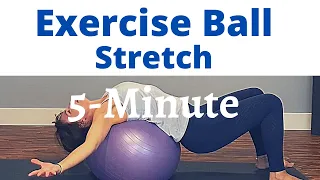 5 Minute Exercise Ball Stretch