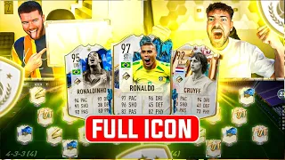 OMG 😱 FULL ICON SQUAD BUILDER BATTLE in FIFA 23 😳 WAKEZ VS PROOWNEZ