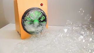 How to Make a Bubble Machine with Motor at home