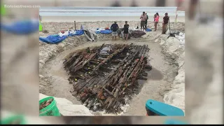 Civil War shipwreck 'The Caroline Eddy' unearthed near St. Augustine