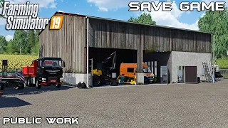 Save Game | Public Work Stappenbach | Farming Simulator 19