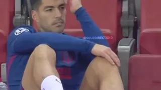 El tremendo enojo de Luis Suárez tras ser sustituido