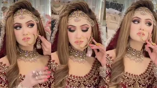 Kashee's bridal hairstyle tutorial|front variation for bridal|LK Hairstyle @top.hairstyles123..