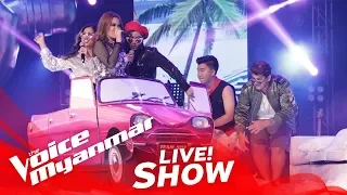 TeamNiNi: "Boom Boom Boom Boom & We Like To Party" - Live Show - The Voice Myanmar 2018
