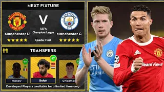 DLS 22 | Manchester United vs Manchester City | UCL | Dream League Soccer 2022 Gameplay