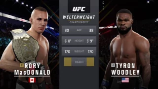 UFC 2 : Tyron Woodley career gameplay pro