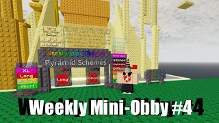 Tower of Hell Easy - weekly obby #4 (Pyramid Schemes)