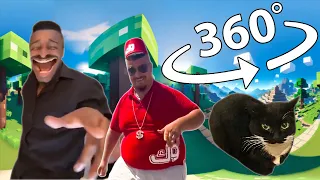 That One Guy/Maxwell The Cat/Skibidi 360 VR in Minecraft 360 Video