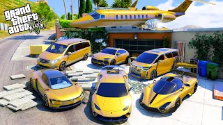 GTA 5 - Stealing Golden SuperCars with Franklin! in GTA V