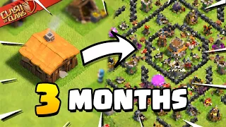 My 3 Month Progress in Clash of Clans!