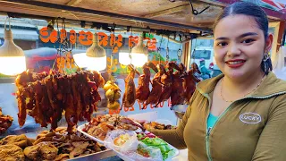 Amazing Cutting Skill! Crispy Roast Pork & Famous Roast Duck|Cambodian Street Food | Eat to goTV