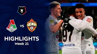 Highlights Lokomotiv vs CSKA (1-2) | RPL 2021/22