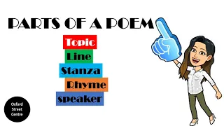 IGCSE POETRY | Parts of a Poem