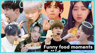 BTS & Dumpling food compilation 🍜 😂 #bts