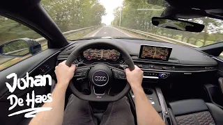 Audi RS4 Avant 450 hp POV test drive