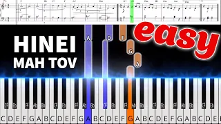 Hinei Mah Tov הִנֵּה מַה טוֹב tutorial l Easy jewish piano