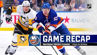 Penguins @ Islanders 12/27 | NHL Highlights 2023