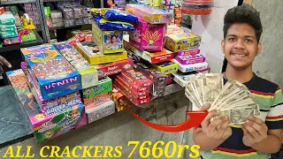 7650rs 😱 Diwali Final Crackers Shopping 🛍  New Crackers Rates Creator yogesh