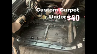 DIY Custom Car Carpet! Project Prelude