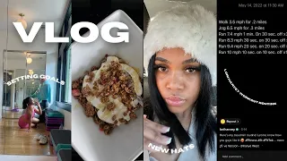 VLOG : TRYING LORI HARVEY'S WORKOUT ROUTINE, JOB FAIL, NEW GOALS, & MORE